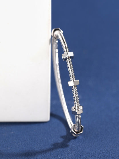 [Auream jewelrys]CT THREADED BRACELET