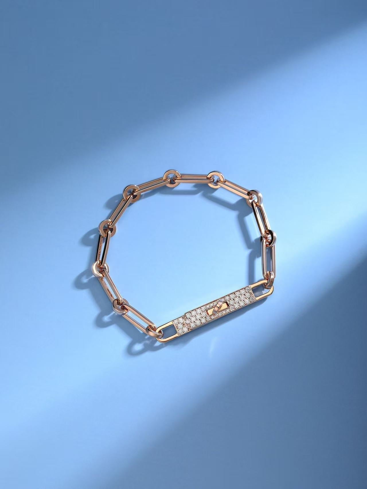 [Auream]CHAINE BRACELET SMALL MODEL DIAMOND