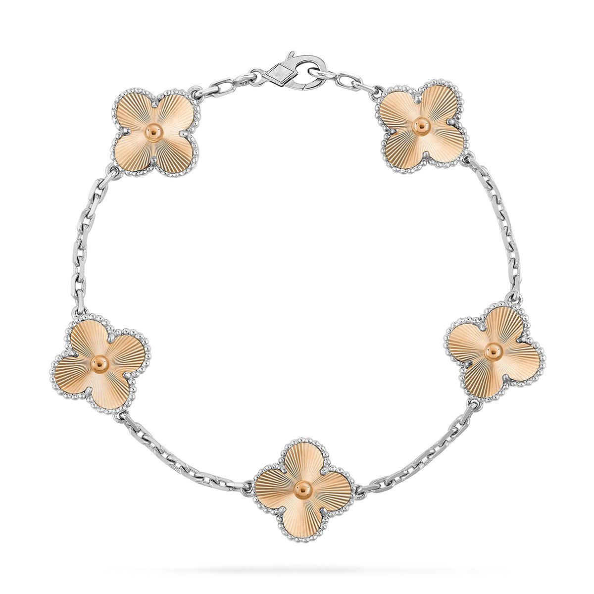 [Auream] CLOVER 5 MOTIF LASER BRACELET COLLECTION