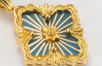 [Auream] B.C.L SMALL SIZE  ENAMEL NECKLACE（Various colors)