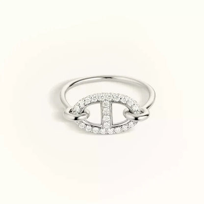 [Auream]RONDE SMALL SILVER DIAMOND RING