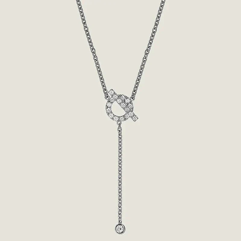[Auream]FINESSE SILVER DIAMOND NECKLACE