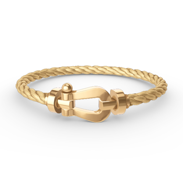 [Auream]FORCE LARGE HORSESHOE NO DIAMOND BRACELET GOLD