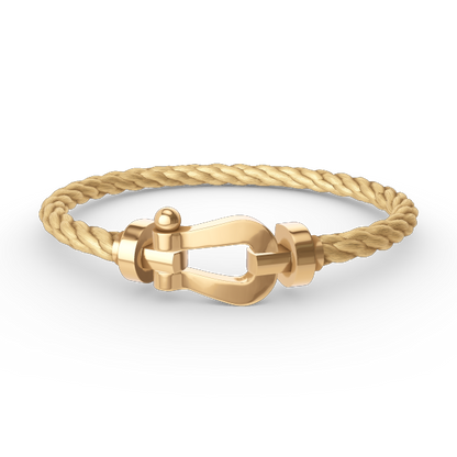 [Auream]FORCE LARGE HORSESHOE NO DIAMOND BRACELET GOLD