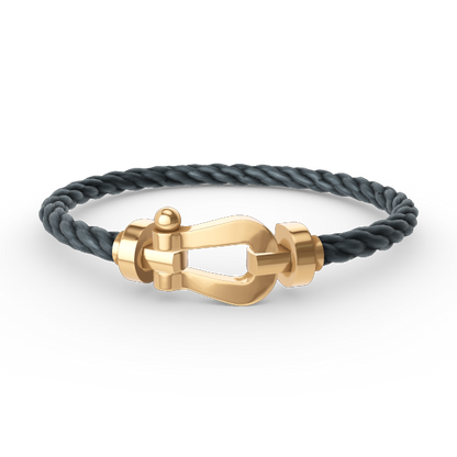 [Auream]FORCE LARGE HORSESHOE NO DIAMOND BRACELET GOLD