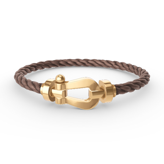[Auream]FORCE LARGE HORSESHOE NO DIAMOND BRACELET GOLD