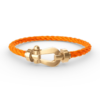 [Auream]FORCE LARGE HORSESHOE NO DIAMOND BRACELET GOLD