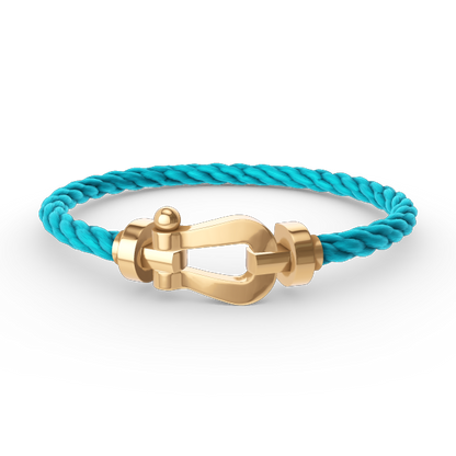 [Auream]FORCE LARGE HORSESHOE NO DIAMOND BRACELET GOLD