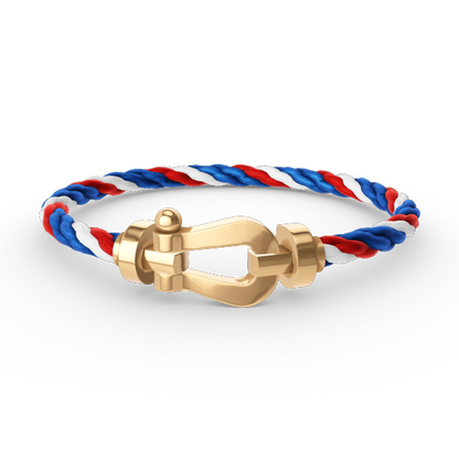 [Auream]FORCE LARGE HORSESHOE NO DIAMOND BRACELET GOLD