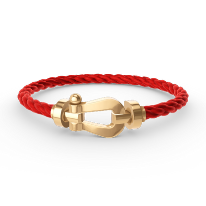 [Auream]FORCE LARGE HORSESHOE NO DIAMOND BRACELET GOLD