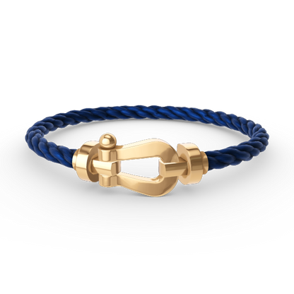 [Auream]FORCE LARGE HORSESHOE NO DIAMOND BRACELET GOLD