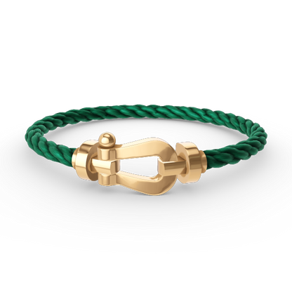 [Auream]FORCE LARGE HORSESHOE NO DIAMOND BRACELET GOLD