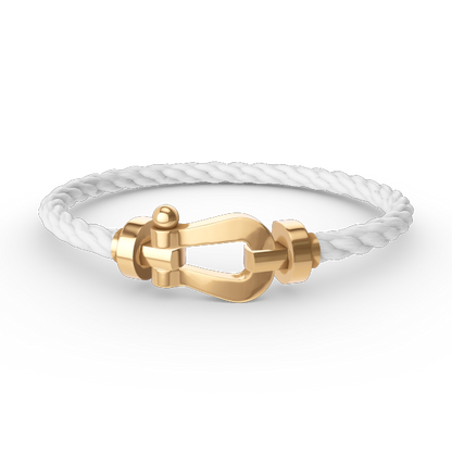 [Auream]FORCE LARGE HORSESHOE NO DIAMOND BRACELET GOLD