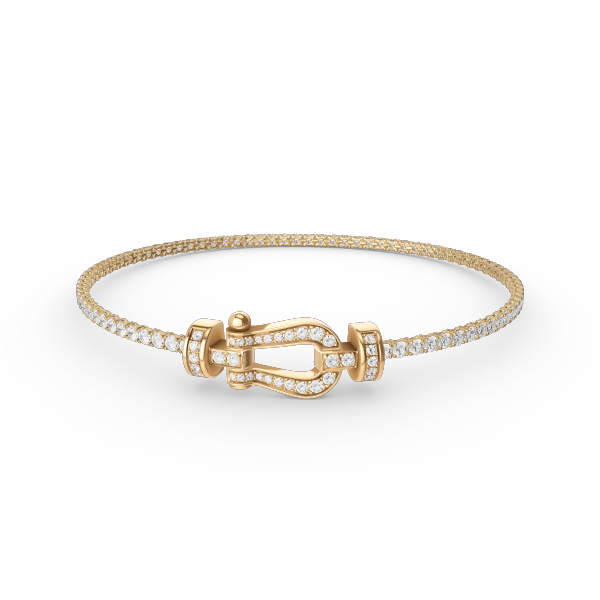 [Auream]FORCE  HORSESHOE  DIAMOND TENNIS BRACELET