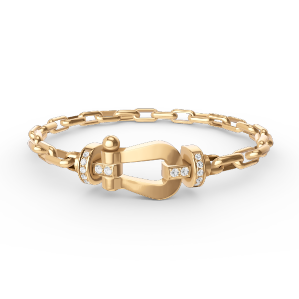 [Auream]FORCE LARGE HORSESHOE CLASP  METAL BRACELET