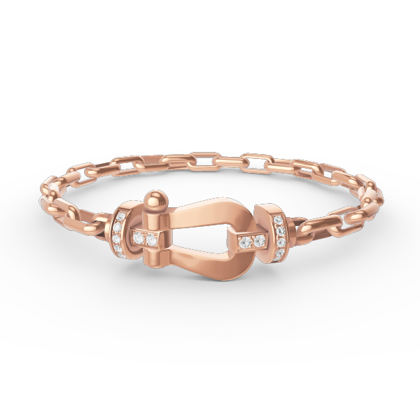[Auream]FORCE LARGE HORSESHOE CLASP  METAL BRACELET