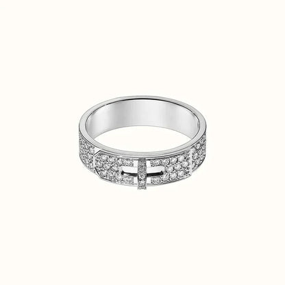[Auream]KELLY SILVER DIAMOND RING