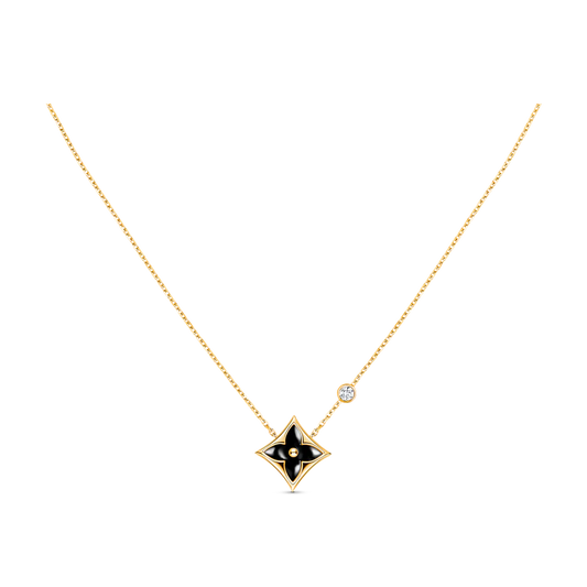 [Auream]STAR BLACK MOP NECKLACE