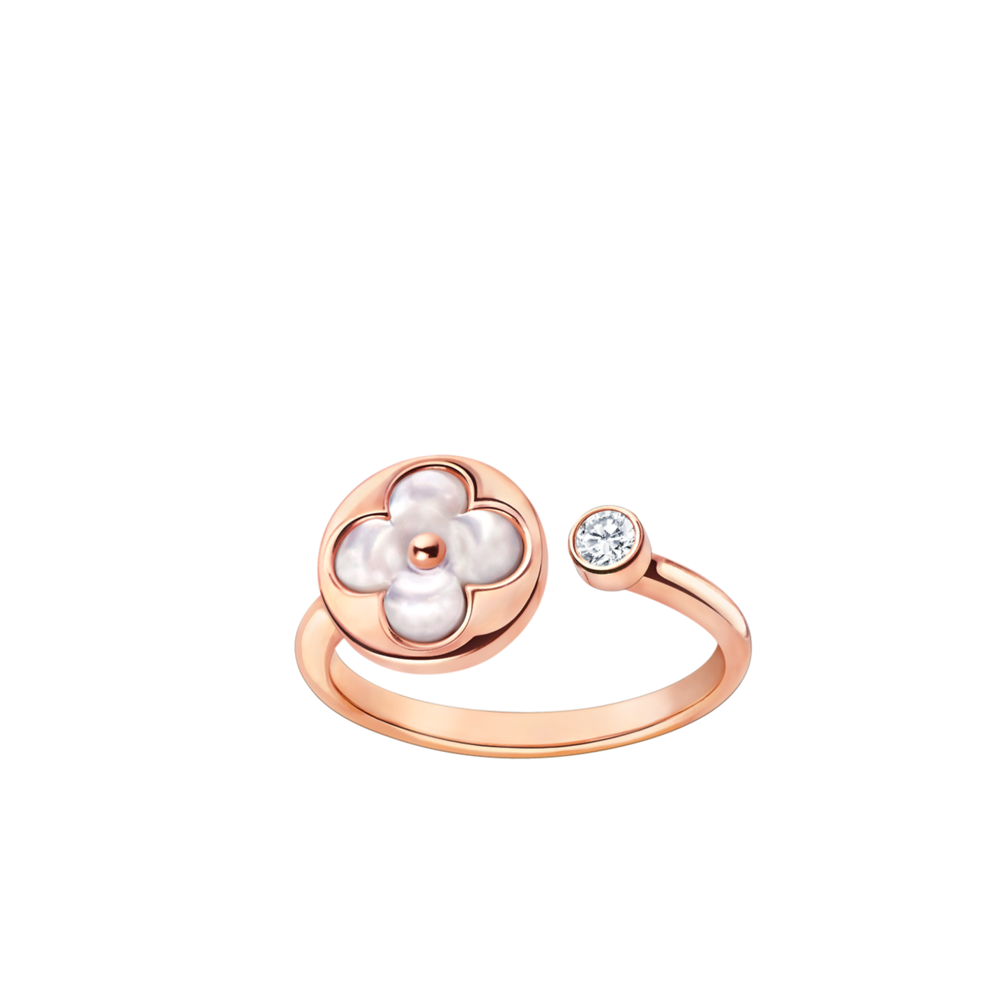 [Auream]SUN 1 DIAMOND PINK MOP RING