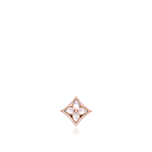 [Auream]STAR MOP PINK GOLD EARRINGS
