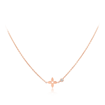 [Auream]BLOSSOM PENDANT PINK GOLD AND DIAMOND
