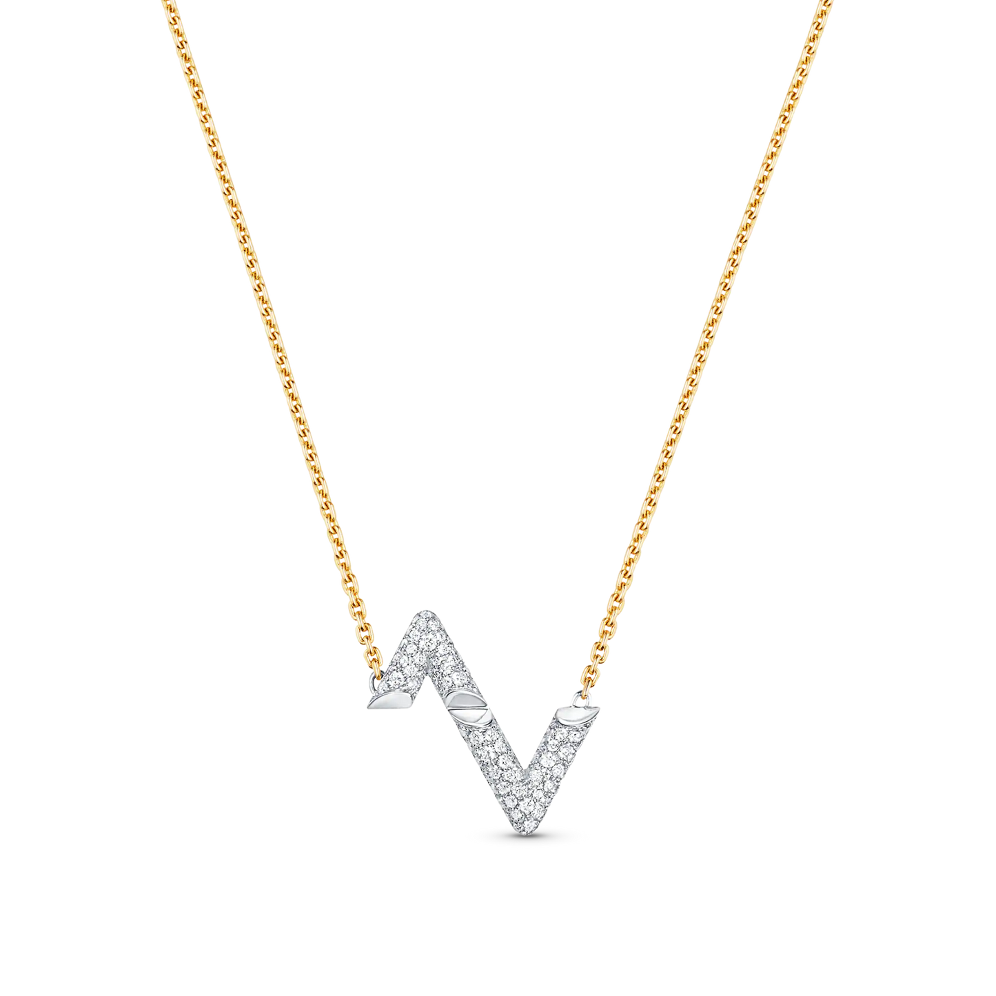 [Auream]VOLT SILVER DIAMOND PEDANT NECKLACE
