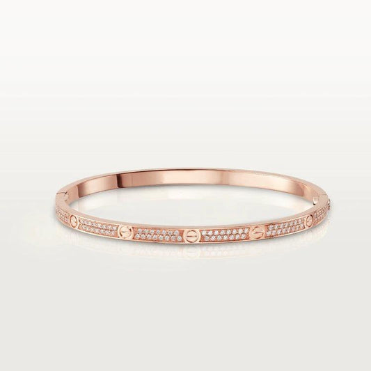 [Auream]LOVE BRACELET 3.65MM DIAMOND-PAVED