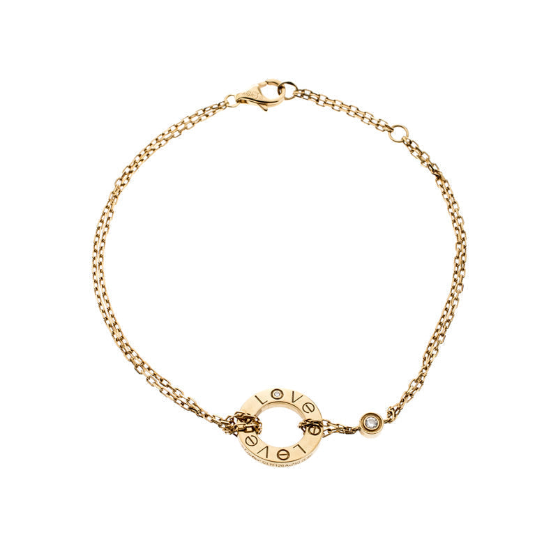 [Auream]LOVE BRACELET 2 DIAMOND