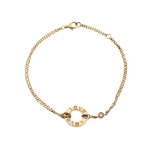 [Auream]LOVE BRACELET 2 DIAMOND