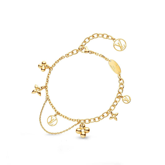 [Auream]BLOOMING PINK GOLD MOP BRACELET