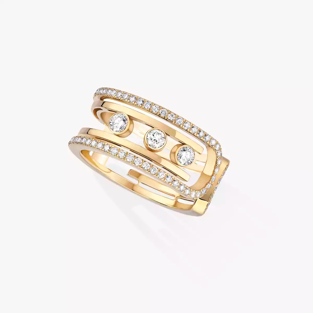 [Auream]Move 10th Diamond Ring in Gold
