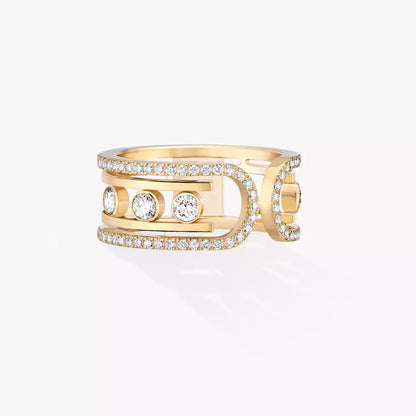 [Auream]Move 10th Diamond Ring in Gold