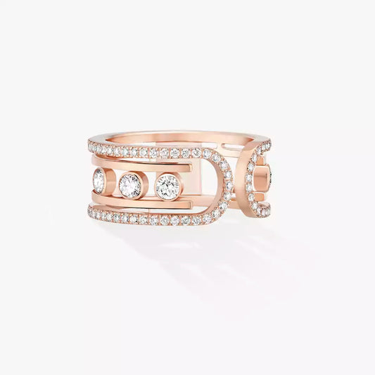 [Auream]Move 10th Diamond Ring in Gold