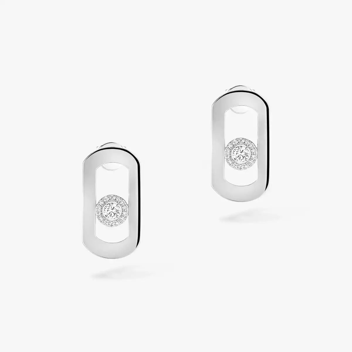 [Auream]So Move Diamond Earrings in Yellow Gold