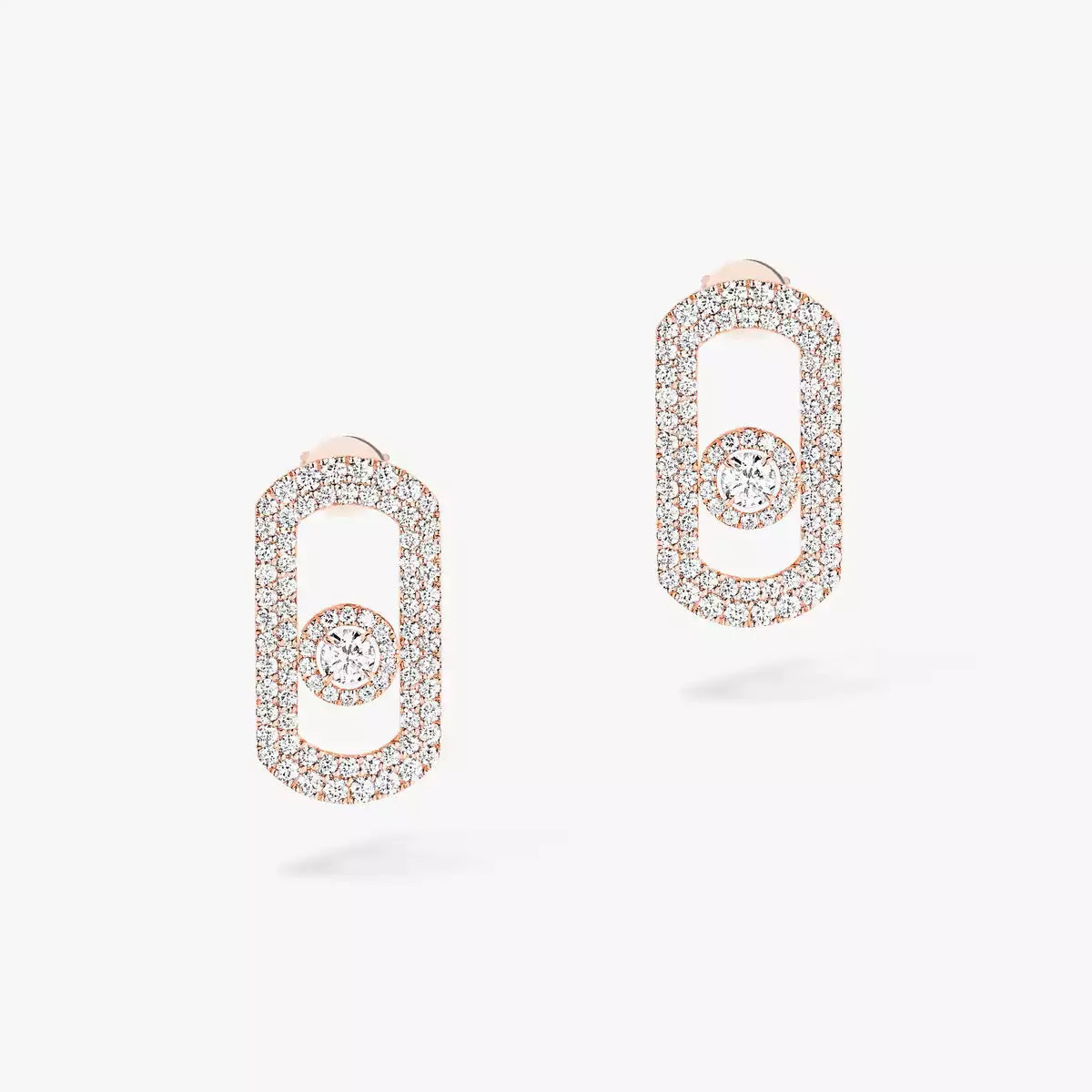 [Auream]So Move Pave_-Set Diamond Earrings in Silver