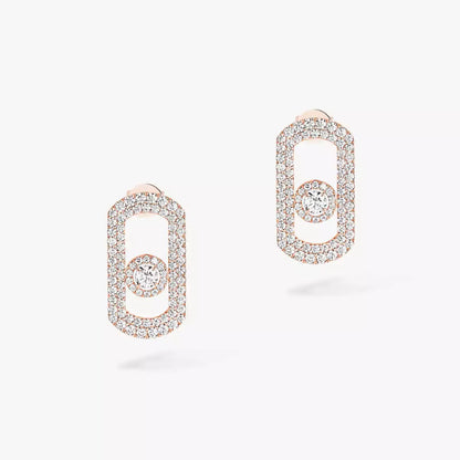 [Auream]So Move Pave_-Set Diamond Earrings in Silver