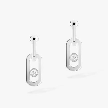 [Auream]So Move XL Diamond Pendant Earrings