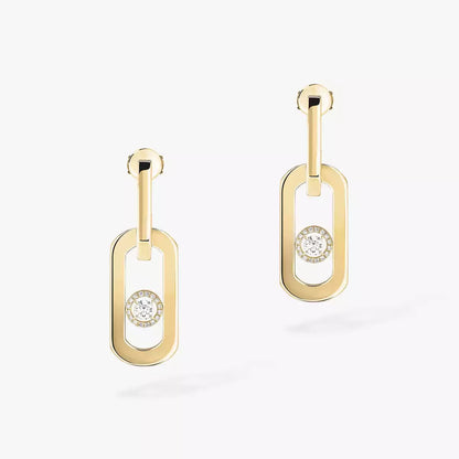[Auream] So Move XL Diamond Hoop Earring