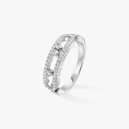 [Auream] Baby Move Gold Diamond Pave_ Ring