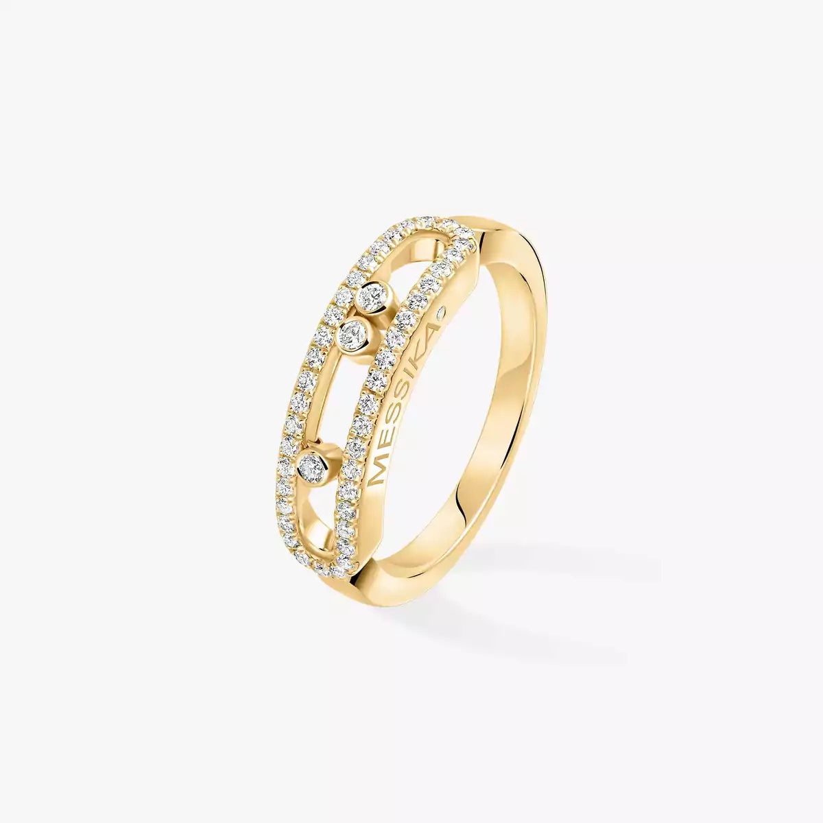 [Auream] Baby Move Gold Diamond Pave_ Ring