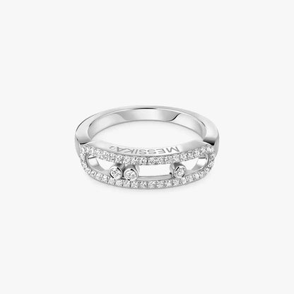 [Auream] Baby Move Gold Diamond Pave_ Ring