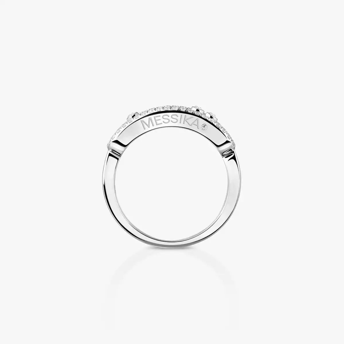 [Auream] Baby Move Gold Diamond Pave_ Ring