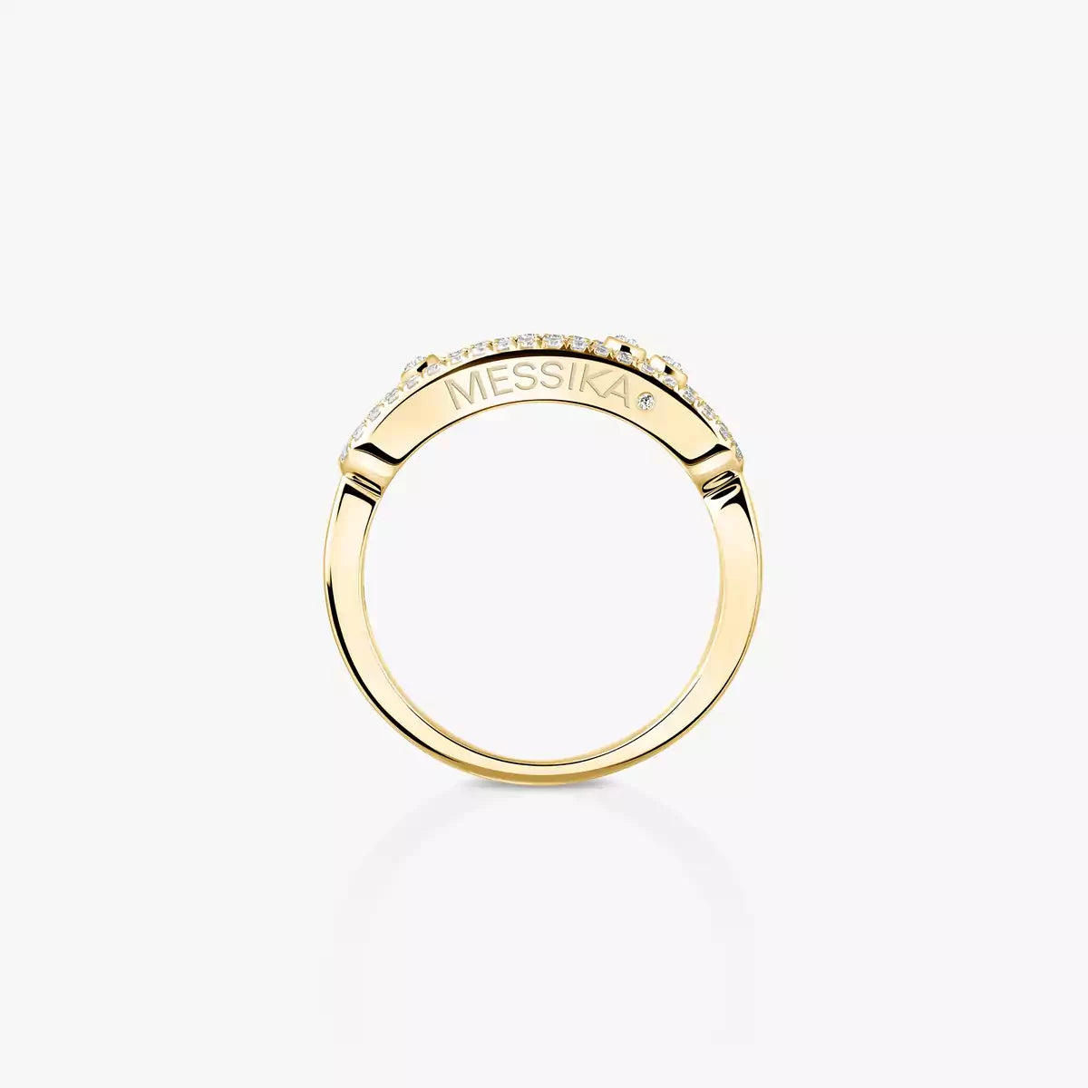 [Auream] Baby Move Gold Diamond Pave_ Ring