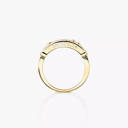 [Auream] Baby Move Gold Diamond Pave_ Ring
