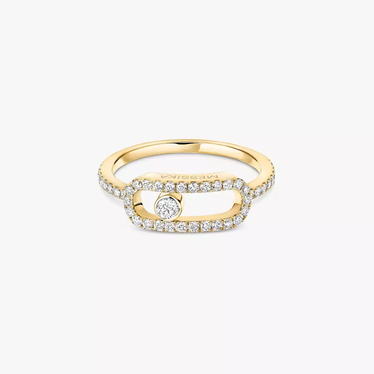 [Auream]Move Uno Diamond Ring in Gold