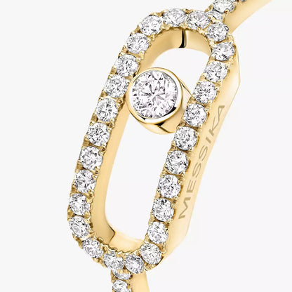 [Auream]Move Uno Diamond Ring in Gold