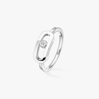 [Auream]Move Uno Diamond Ring in Gold
