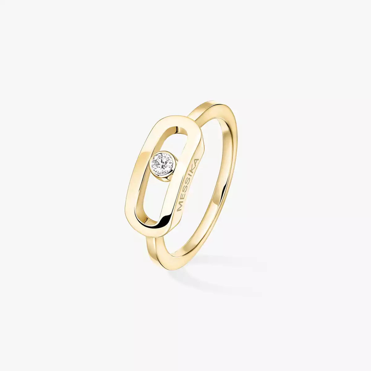 [Auream]Move Uno Diamond Ring in Gold