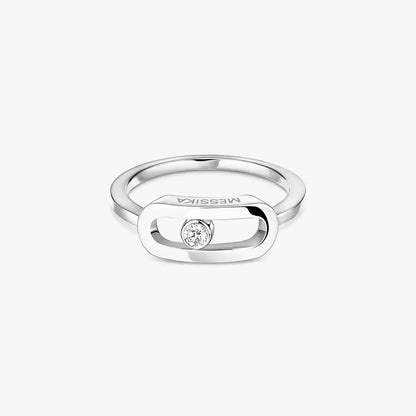 [Auream]Move Uno Diamond Ring in Gold