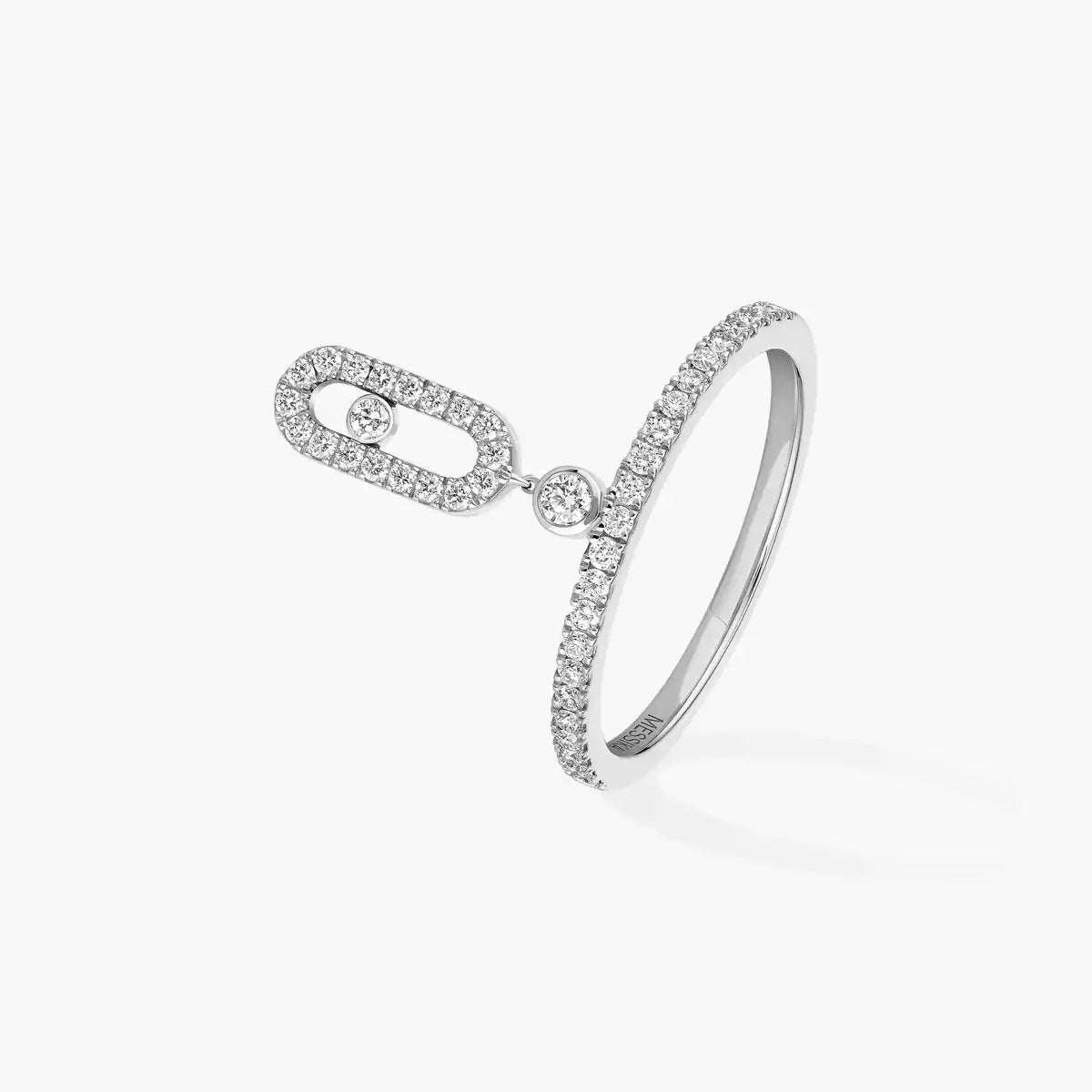 [Auream]Move Uno Diamond Ring
